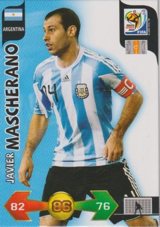 Soccer 2010 Panini Adrenalyn XL FIFA World Cup South Africa - No 12 - Javier Mascherano