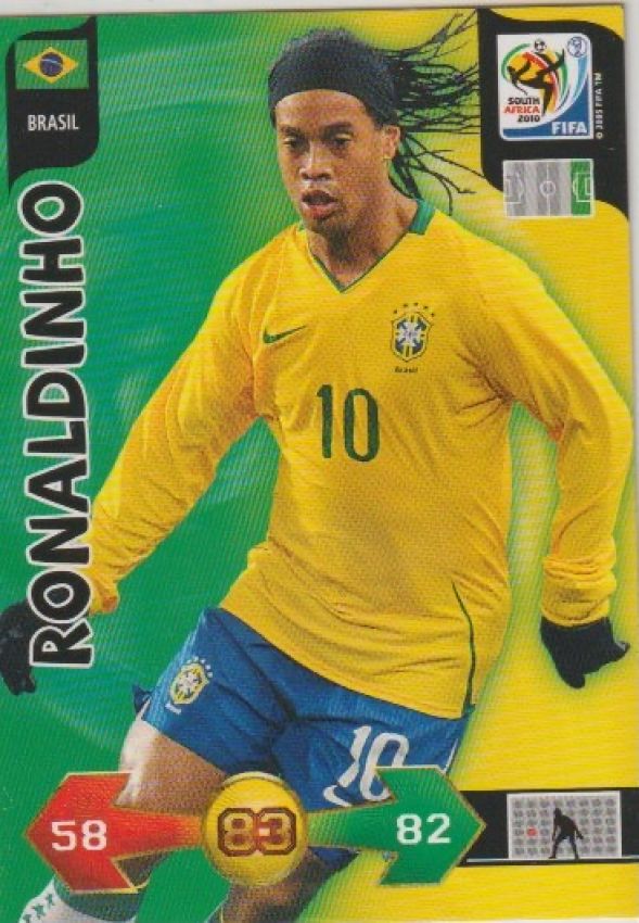 Soccer 2010 Panini Adrenalyn XL FIFA World Cup South Africa - No 42 - Ronaldinho