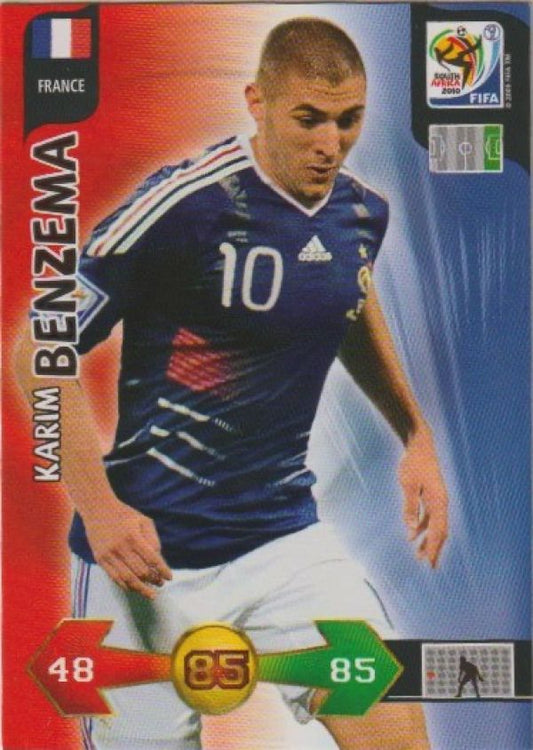 Soccer 2010 Panini Adrenalyn XL FIFA World Cup South Africa - No 153 - Karim Benzema