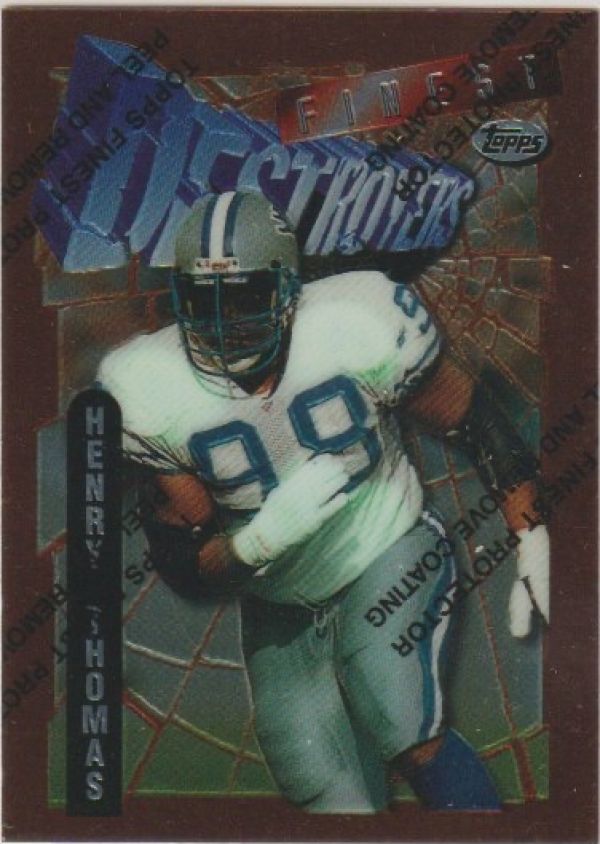 NFL 1996 Finest - No 39 - Henry Thomas