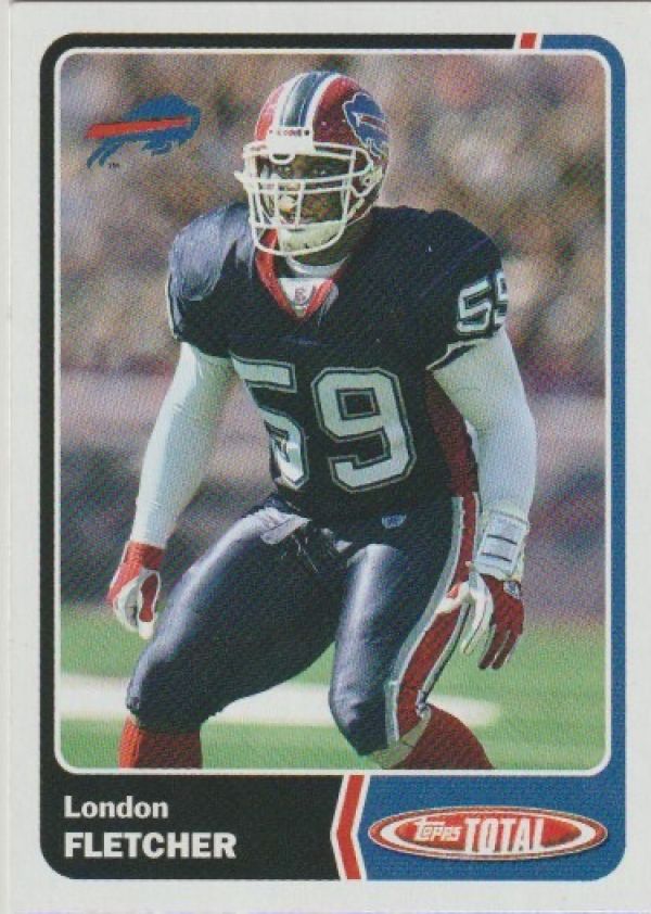 NFL 2003 Topps Total - No 68 - London Fletcher