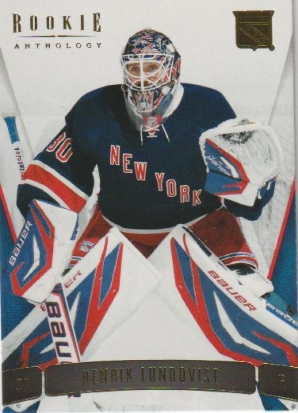 NHL 2011-12 Panini Rookie Anthology - No 75 - Henrik Lundqvist