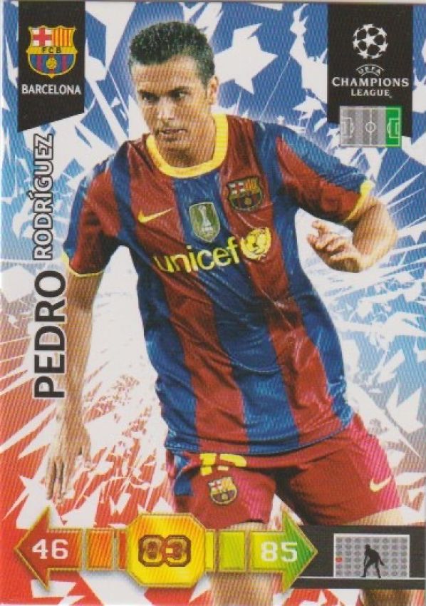 Fussball 2010-11 Panini Adrenalyn XL Champions League - No 28 - Pedro Rodriguez