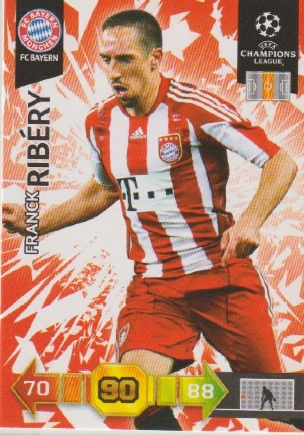 Football 2010-11 Panini Adrenalyn XL Champions League - No 46 - Franck Ribery