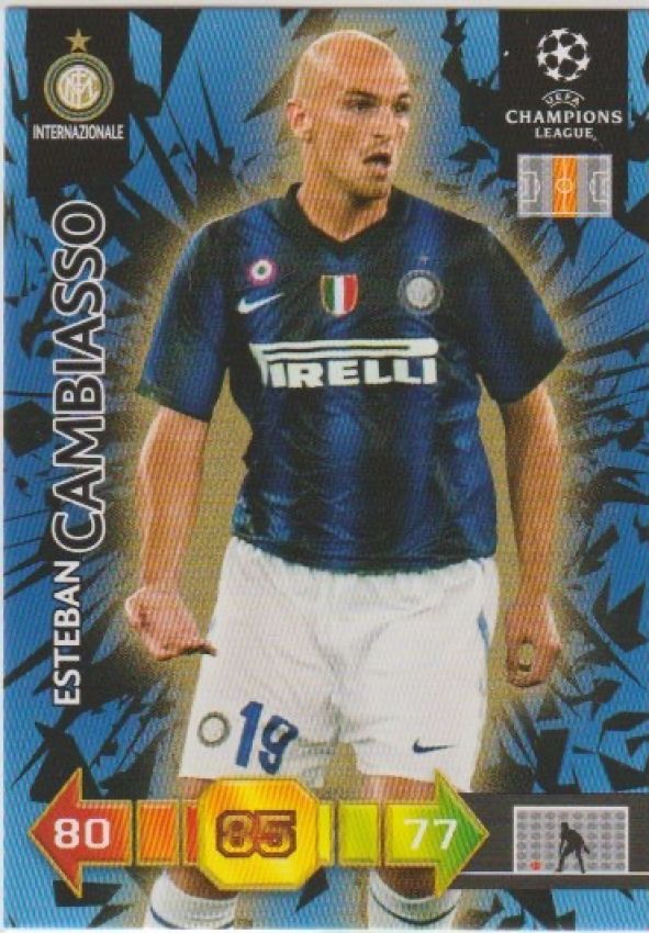 Fussball 2010-11 Panini Adrenalyn XL Champions League - No 122 - Esteban Cambiasso