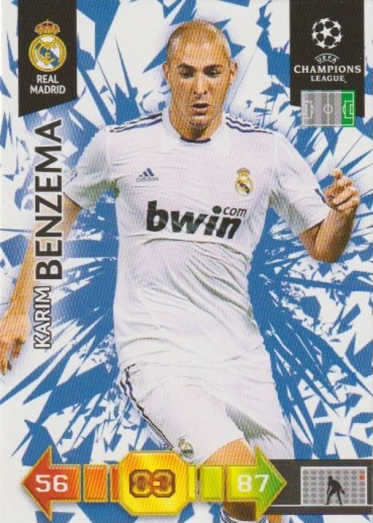 Football 2010-11 Panini Adrenalyn XL Champions League - No 242 - Karim Benzema