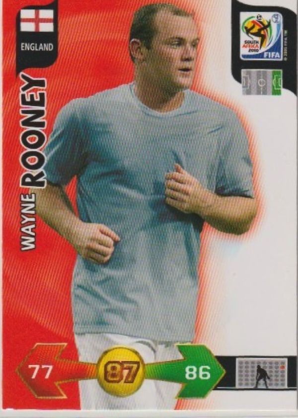 Soccer 2010 Panini Adrenalyn XL FIFA World Cup South Africa - No 117 - Wayne Rooney