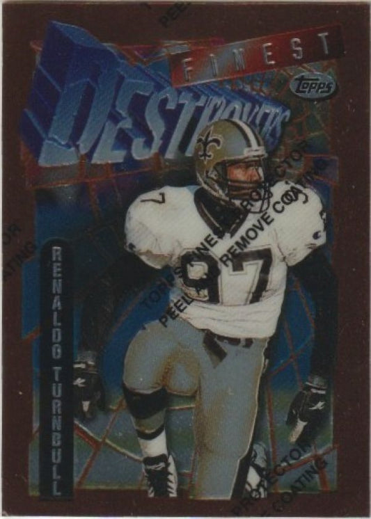 NFL 1996 Finest - No 86 - Renaldo Turnbull