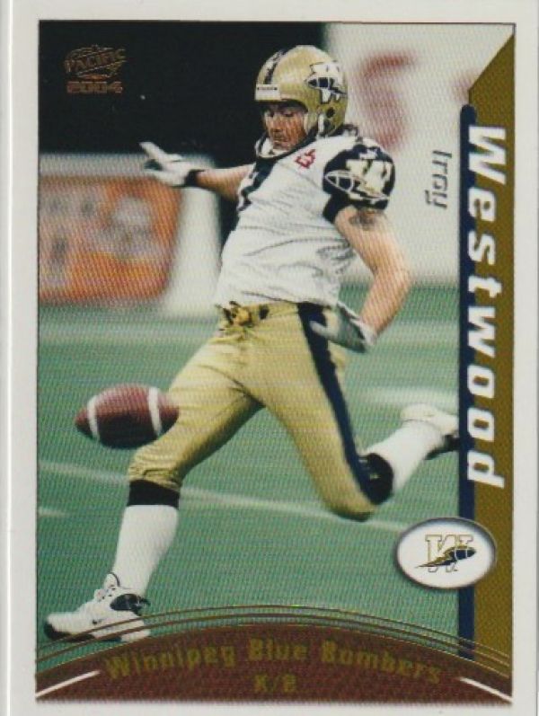 NFL 2004 Pacific CFL - No 109 - Troy Westwood