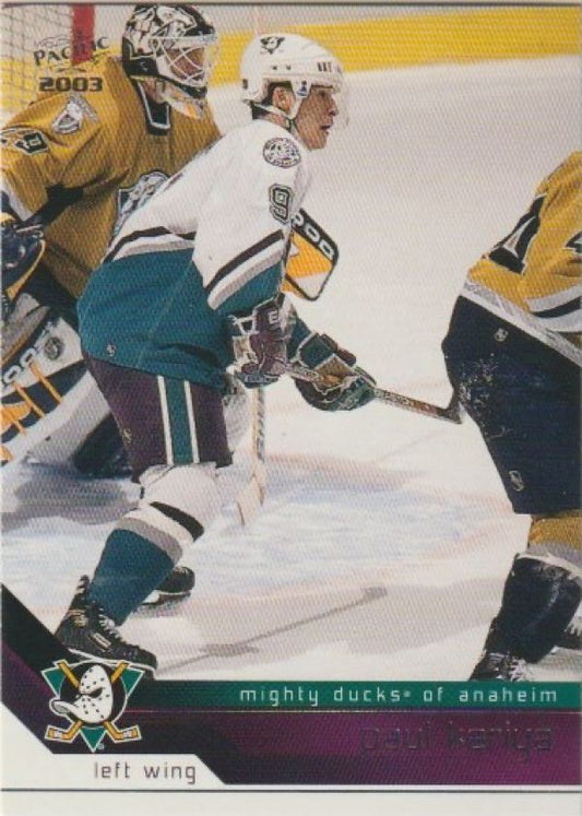 NHL 2002-03 Pacific - No 4 - Paul Kariya