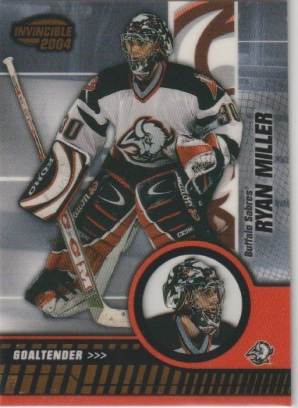 NHL 2003-04 Pacific Invincible - No 10 - Ryan Miller