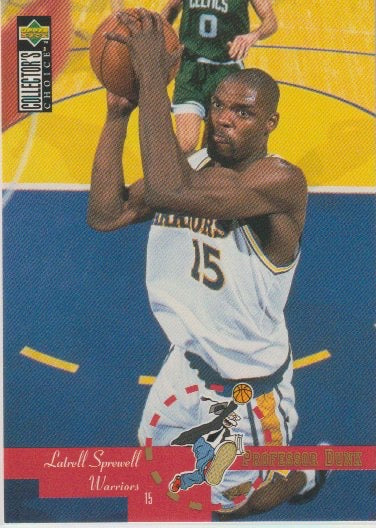 NBA 1995-96 Collector's Choice International German I - No 206 - Latrell Sprewell