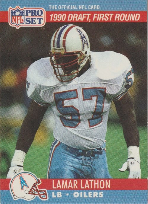 NFL 1990 ProSet - No 683 - Lamar Lathon
