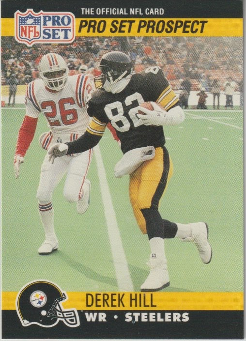 NFL 1990 ProSet - No 748 - Derek Hill