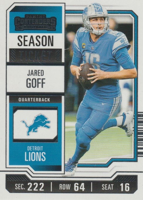 NFL 2023 Panini Contenders - No 35 - Jared Goff