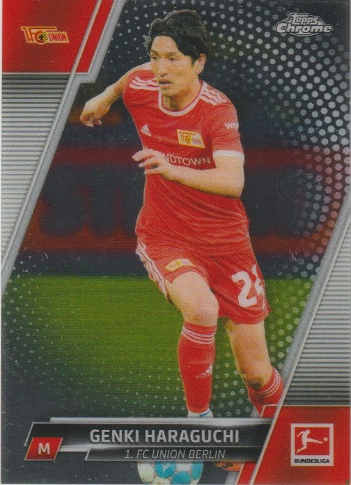 Soccer 2021-22 Topps Chrome Bundesliga - No. 17 - Genki Haraguchi