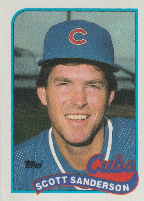 MLB 1989 Topps - No 212 - Scott Sanderson