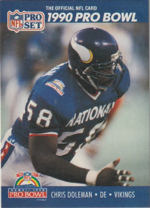 NFL 1990 ProSet - No 387 - Chris Doleman