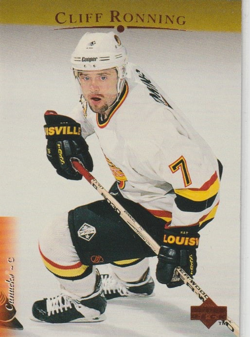 NHL 1995/96 Upper Deck - No 102 - Cliff Ronning