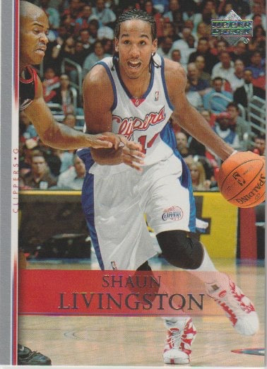 NBA 2007 / 08 Upper Deck - No 37 - Shaun Livingston