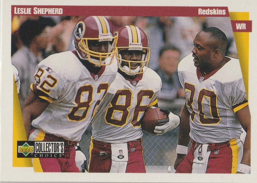 NFL 1997 Collector's Choice - No 268 - Leslie Shepherd