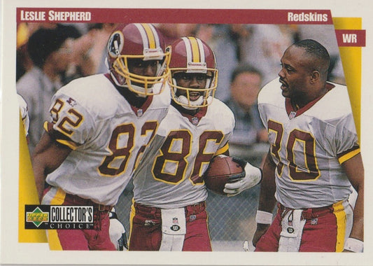 NFL 1997 Collector's Choice - No 268 - Leslie Shepherd