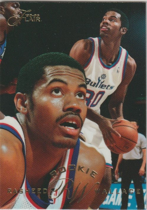 NBA 1995-96 Flair - No 225 - Rasheed Wallace