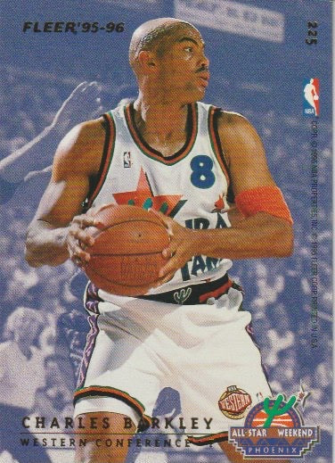 NBA 1995-96 Fleer European - No 225 - Grant Hill / Charles Barkley