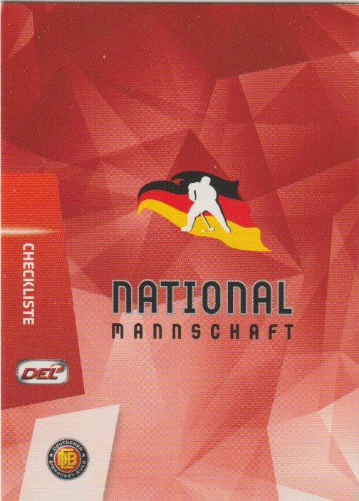 DEL 2014-15 CityPress - No 617 - Checkliste Deutsche Nationalmannschaft