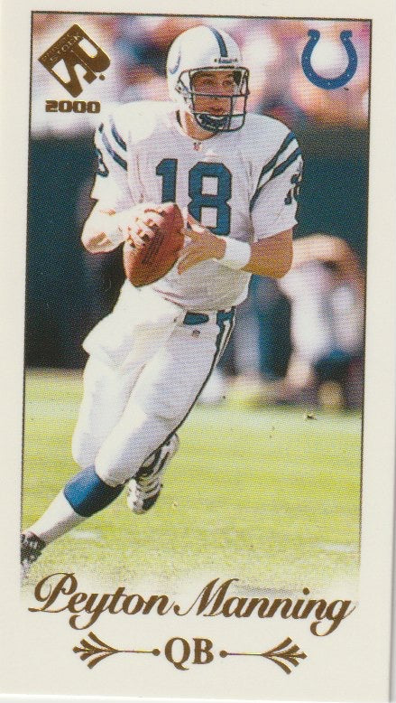 NFL 2000 Private Stock PS2000 Action - No 26 - Peyton Manning