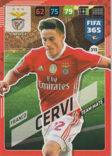 Fussball 2018 Panini FIFA 365 Adrenalyn XL - No 315 - Franco Cervi