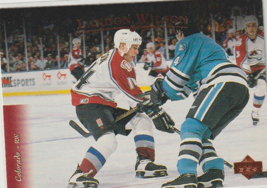 NHL 1995/96 Upper Deck - No. 424 - Landon Wilson