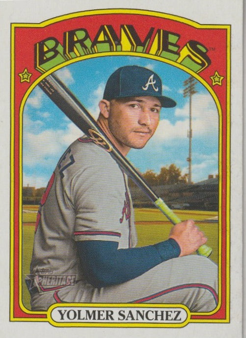 MLB 2021 Topps Heritage - No 585 - Yolmer Sanchez