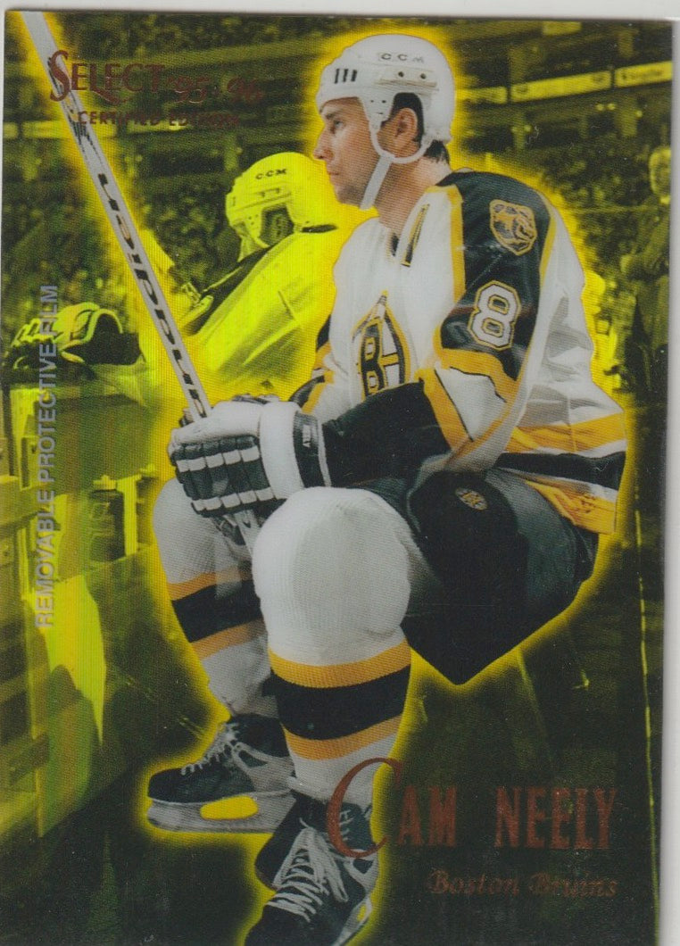 NHL 1995 / 96 Select Certified Mirror Gold - No 57 - Cam Neely