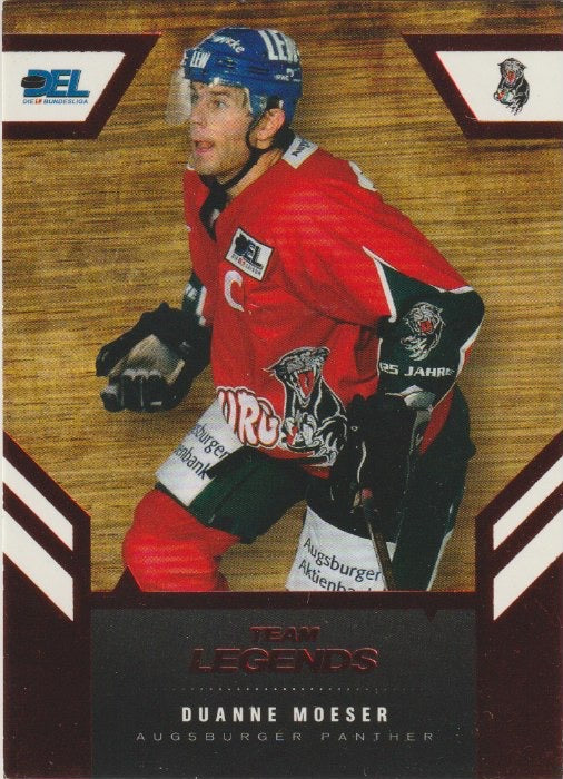 DEL 2008 / 09 CityPress Team Legends - No LE01 - Duanne Moeser