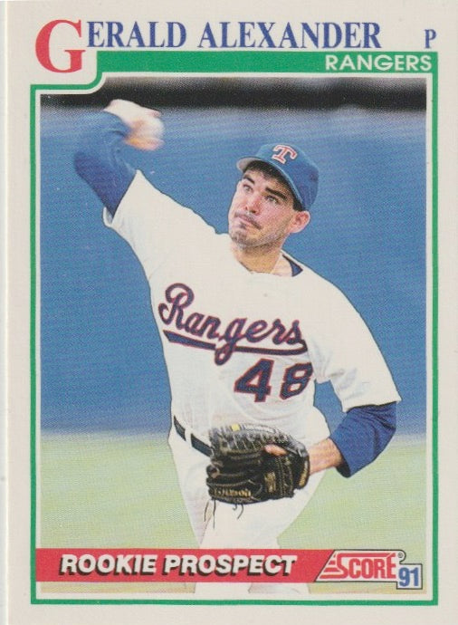 MLB 1991 Score - No 733 - Gerald Alexander