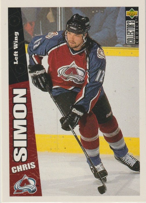 NHL 1996-97 Collector's Choice - No 66 - Chris Simon