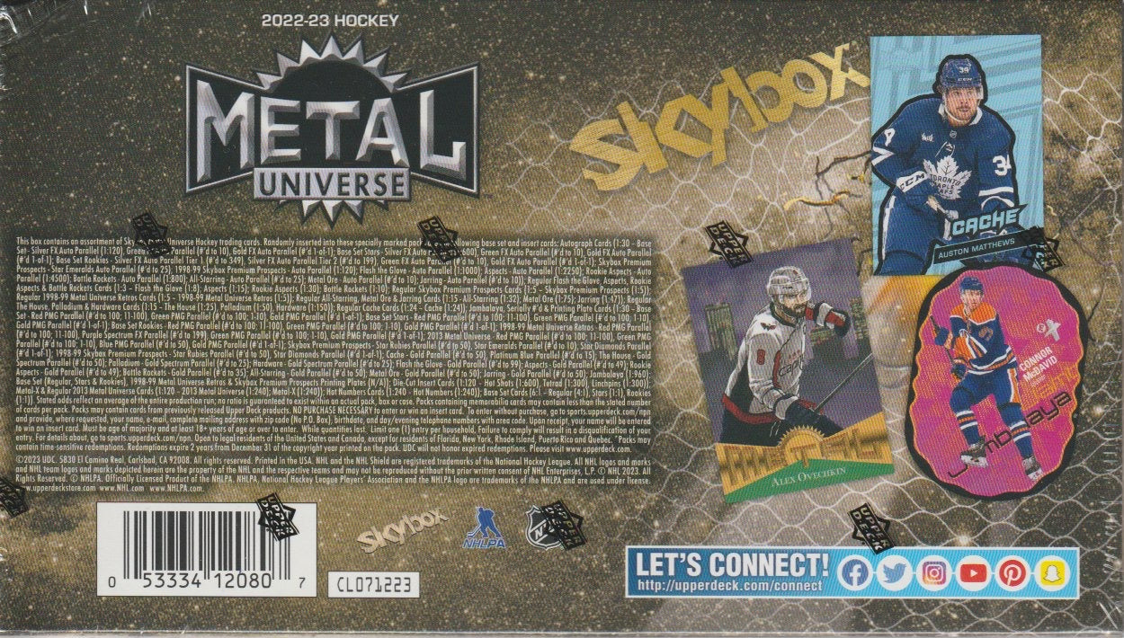 NHL 2022-23 SkyBox Metal Universe - Box