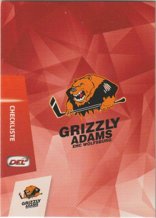 DEL 2014-15 CityPress - No 616 - Checkliste Grizzly Adams Wolfsburg