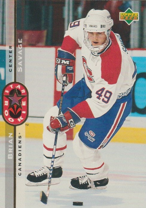 NHL 1994 / 95 Upper Deck - No 244 - Brian Savage