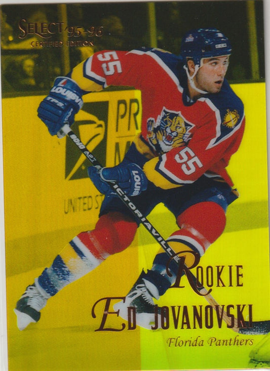NHL 1995 / 96 Select Certified Mirror Gold - No 137 - Ed Jovanovski