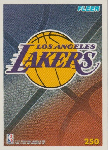 NBA 1994-95 Fleer European - No 250 - Team Logo Los Angeles Lakers