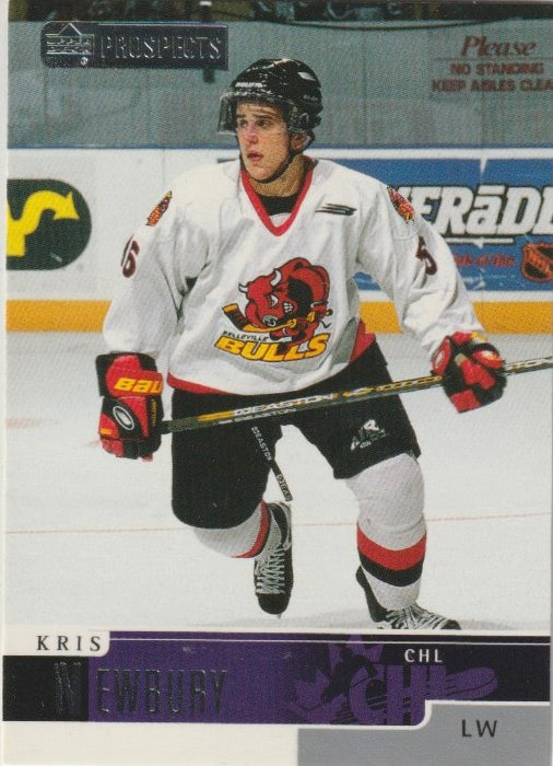 NHL 1999-00 UD Prospects - No 17 - Kris Newbury