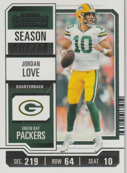 NFL 2023 Panini Contenders - No 39 - Jordan Love