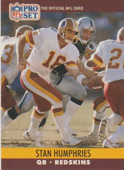NFL 1990 ProSet - No 668 - Stan Humphries