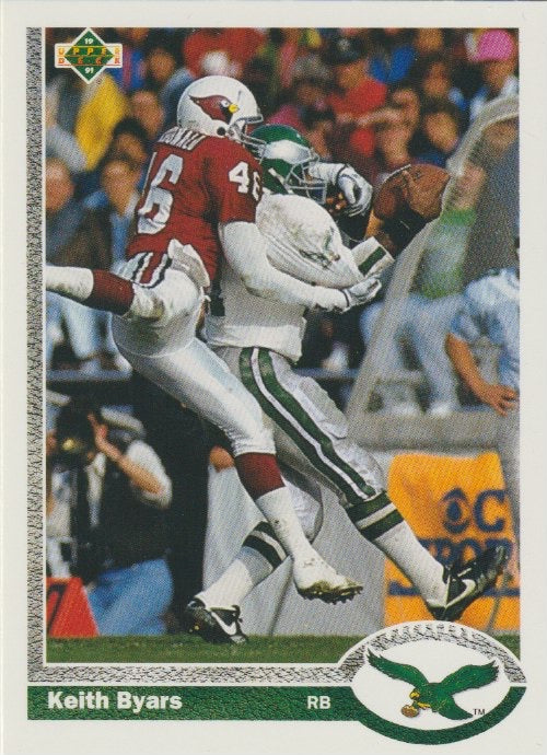 NFL 1991 Upper Deck - No 282 - Keith Byars