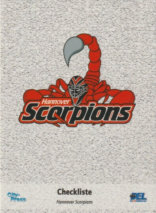 DEL 2006 / 07 CityPress - No CL007 - Hannover Scorpions