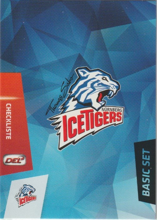 DEL 2014-15 CityPress Basic Set - No 209 - Checklist Nuremberg