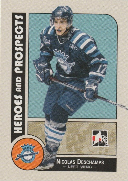 NHL 2008-09 ITG Heroes and Prospects - No 97 - Nicolas Deschamps