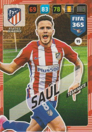 Fussball 2018 Panini FIFA 365 Adrenalyn XL - No 95 - Saul